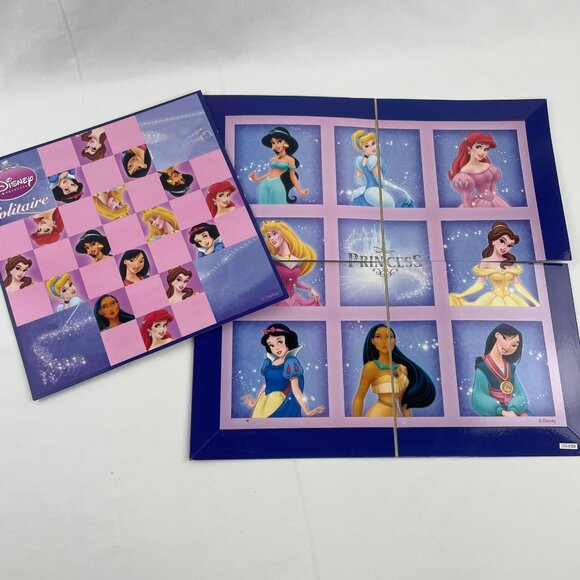 Disney Princess 10 Game Set Board Game Cards Bingo Dominoes Kids Family Gift - Picture 9 of 10